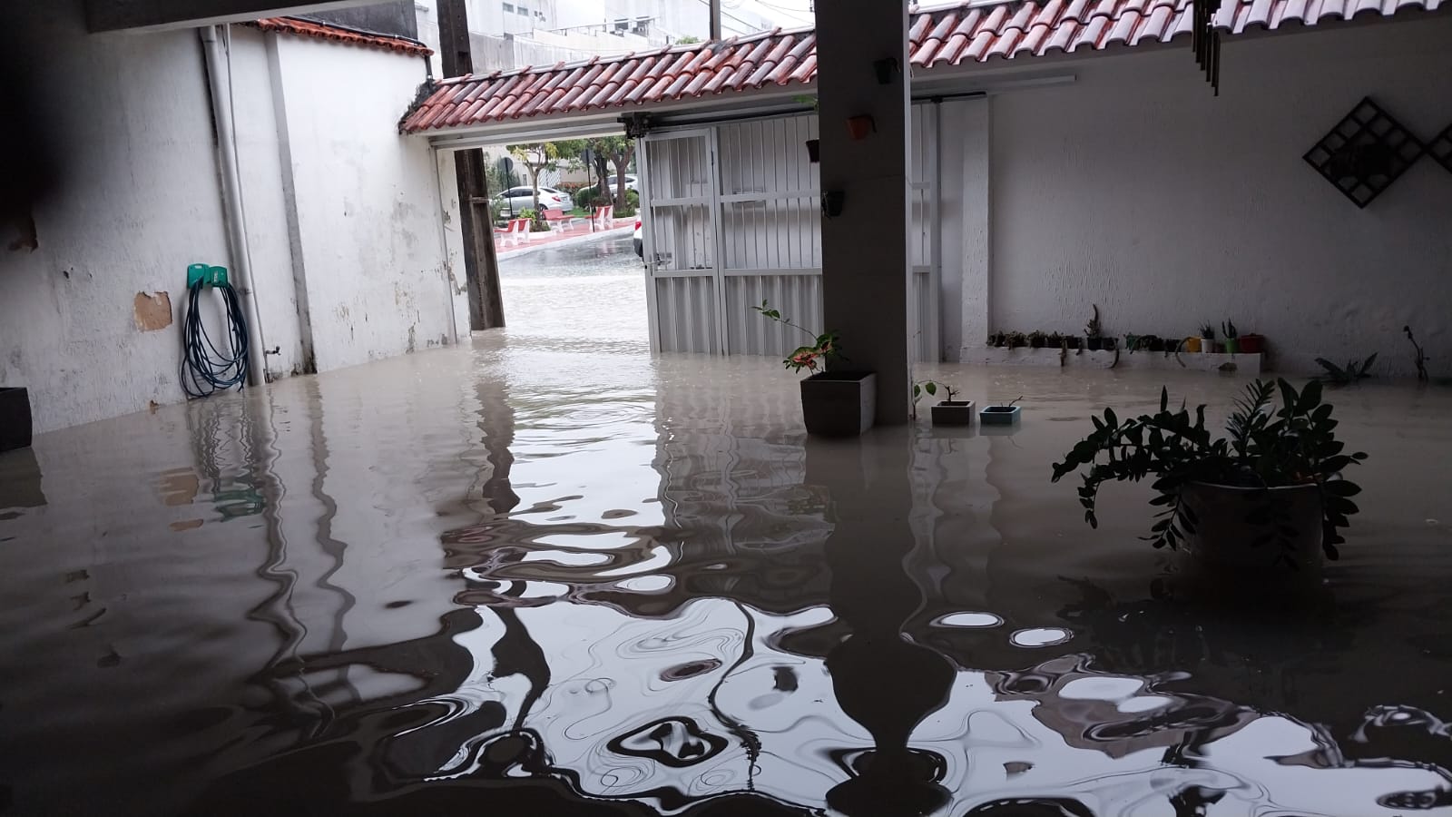 Ruas E Casas Ficam Alagadas Durante Forte Chuva Em Manaus