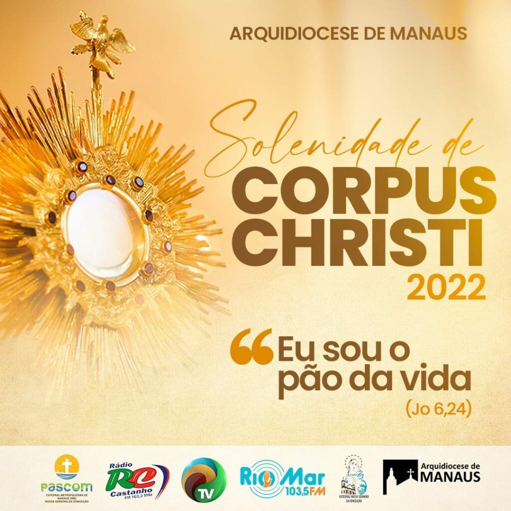 Arquidiocese de Manaus celebra Solenidade de Corpus Christi com missa e procissão