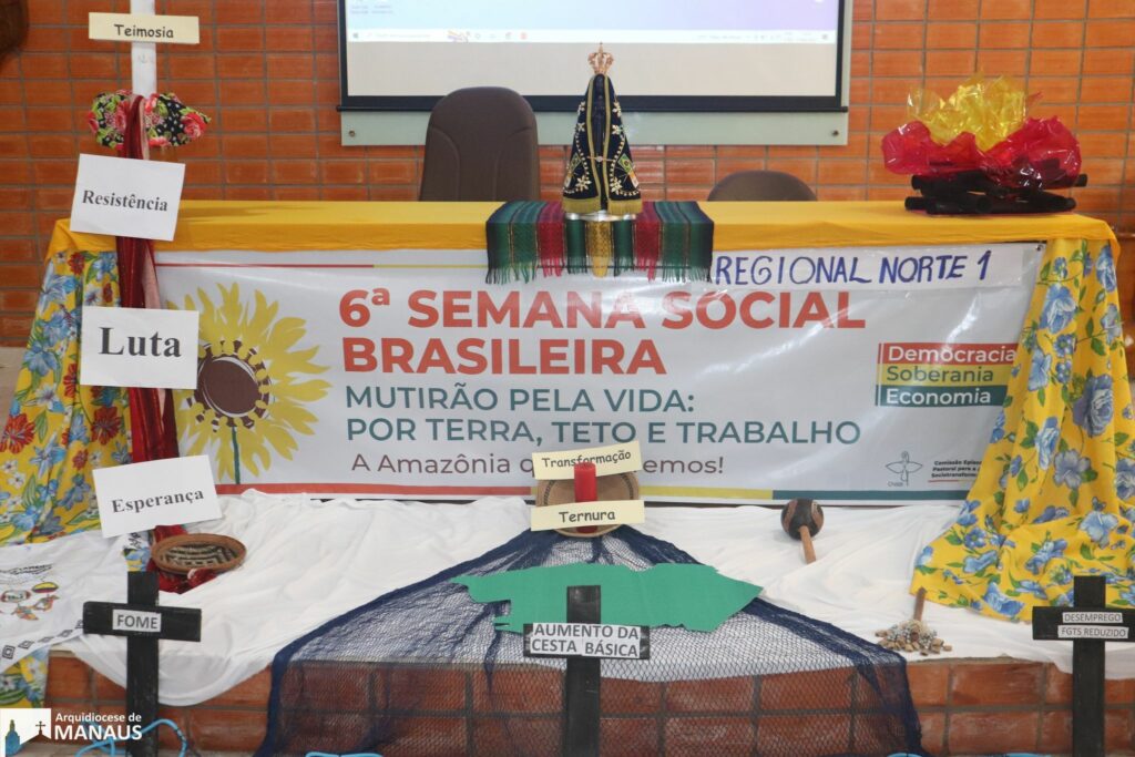 Pastorais Sociais do Regional Norte 1 se manifestam em favor da luta pela Amazônia