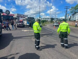 Acidente de trânsito teria sido causado por um buraco na via, segundo testemunhas. Foto: Divulgação/Prefeitura