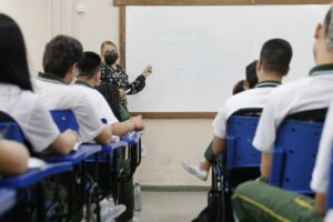 Turma de Ensino Médio da Rede Pública do Estado (Foto Divulgação)