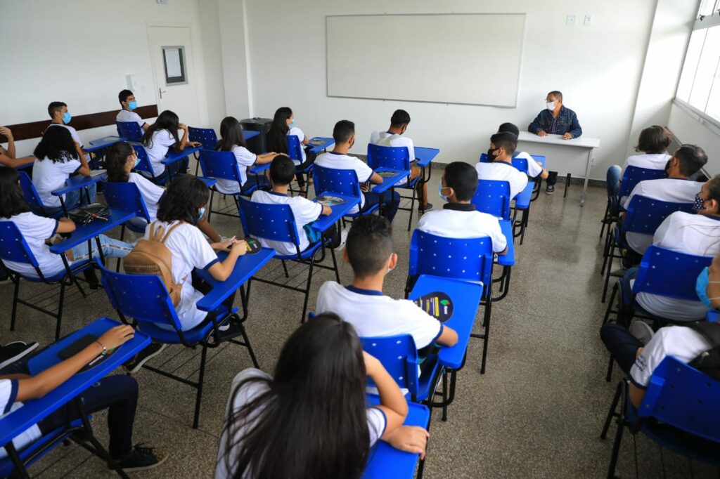 Estudantes da Rede Pública de Ensino do Estado (Foto Divulgação)