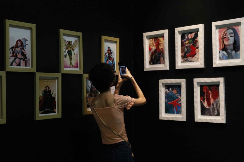 Exposição de pinturas na "Casa das Artes" (Foto Divulgação)