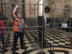 Defesa Civil libera acesso parcial dos fiéis à catedral metropolitana de Manaus. Área do mezanino segue interditada