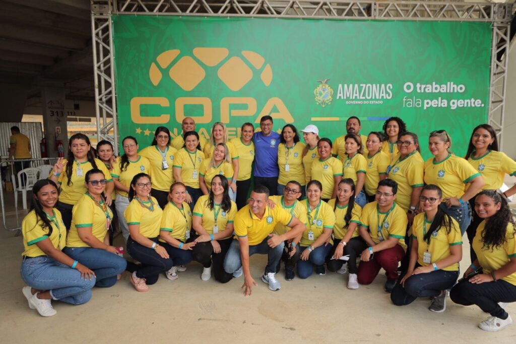 Transmissão do jogo do Brasil e vacinação na Arena da Amazônia (Foto Divulgação)
