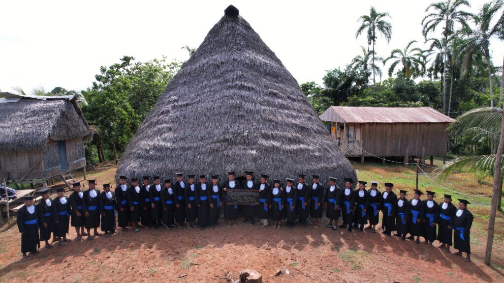 Os formandos pertencem às etnias Marubo, Matis, Matses e Kanamari (Foto Divulgação)