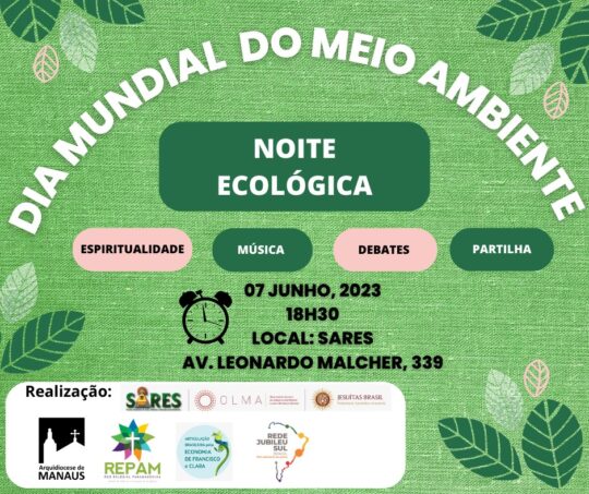 Comissão da Ecologia Integral promove Noite ecológica em alusão ao Dia do Meio Ambiente