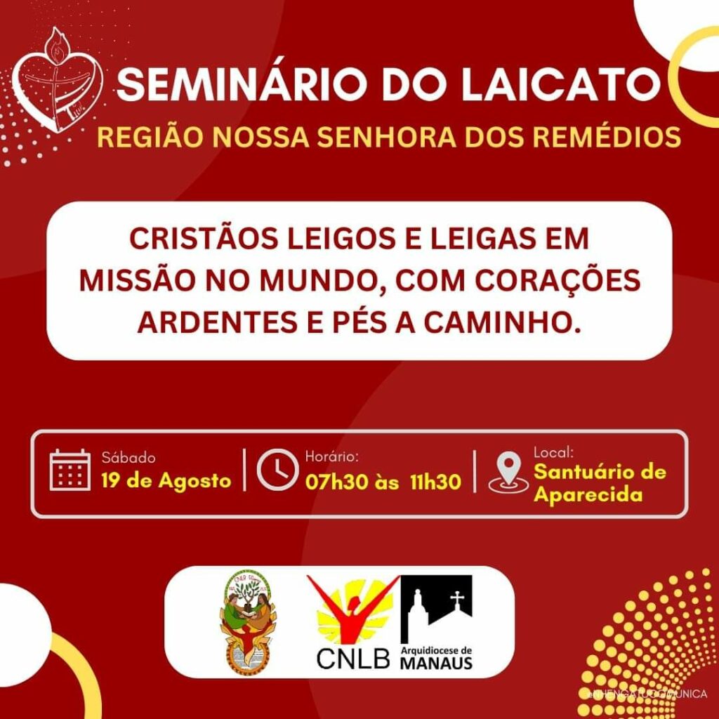 Seminário sobre o laicato é promovido pela Região Episcopal Nossa Senhora dos Remédios