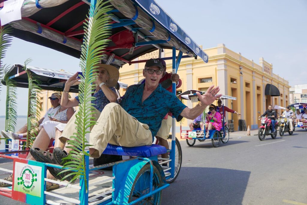 Os tricicleiros turísticos fazem parte da atividade de transporte do município (Foto Divulgação)
