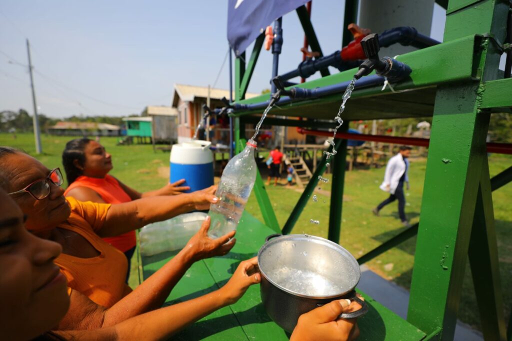 A ação tem o objetivo de levar água potável aos municípios do interior (Foto Divulgação)