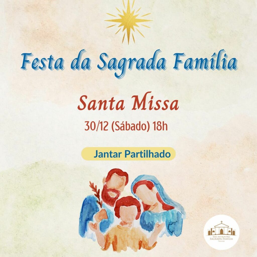 Igreja celebra festa da Sagrada Família neste sábado