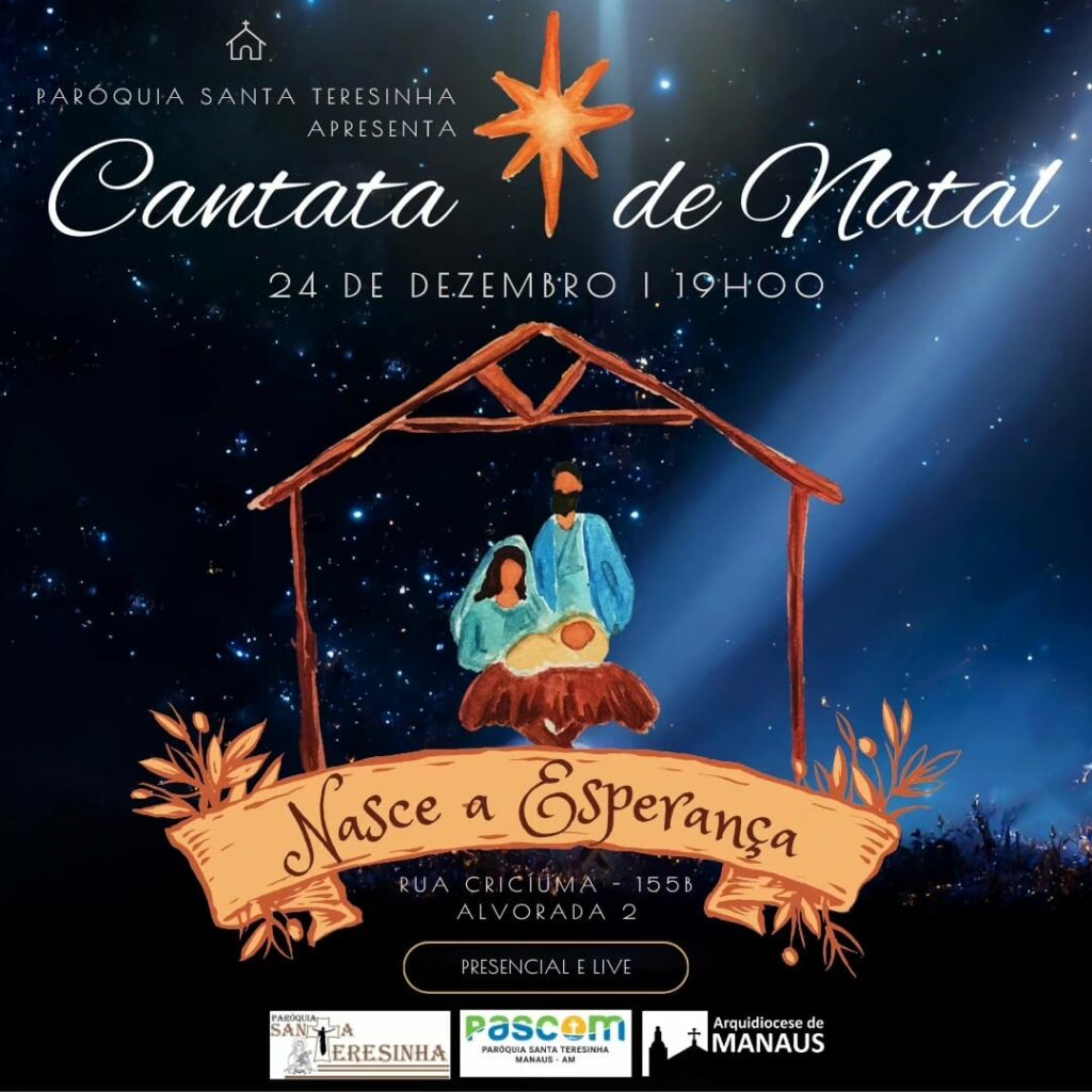 Paróquia Santa Terezinha realiza Cantata de Natal neste domingo