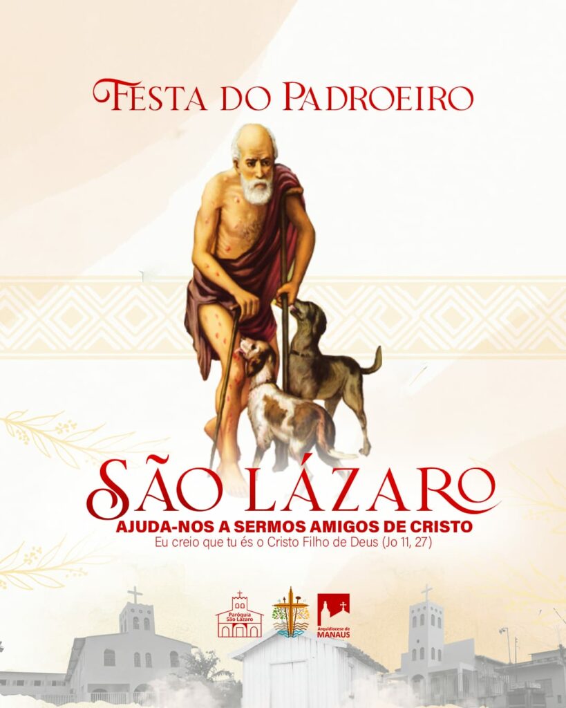 Igreja celebra São Lázaro, protetor dos enfermos, desamparados e animais doentes