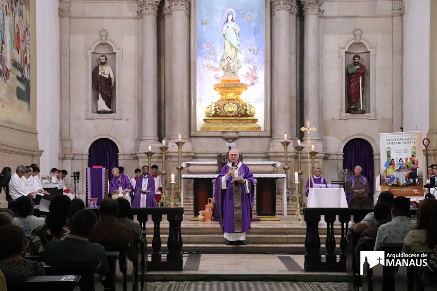 Durante homilia do 3° Domingo da Quaresma, Cardeal Steiner destaca que somos o templo e Deus deseja habitar em nós