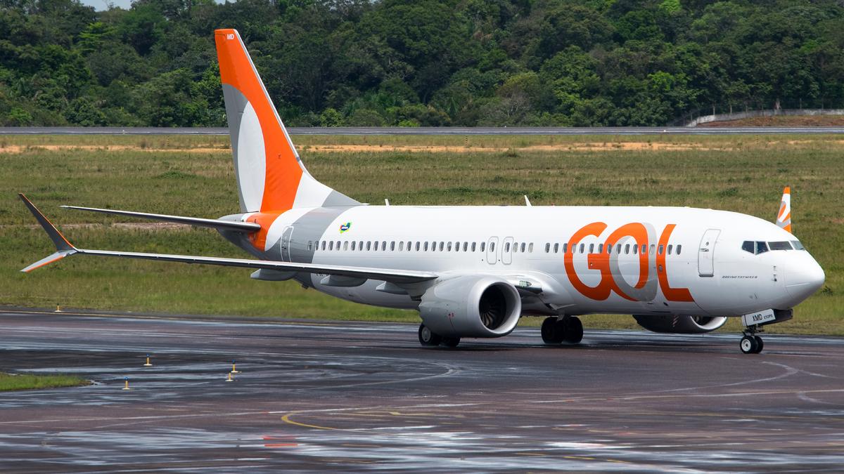 Avião estacionando no Aeroporto de Manaus. Foto: Divulgação/Internet