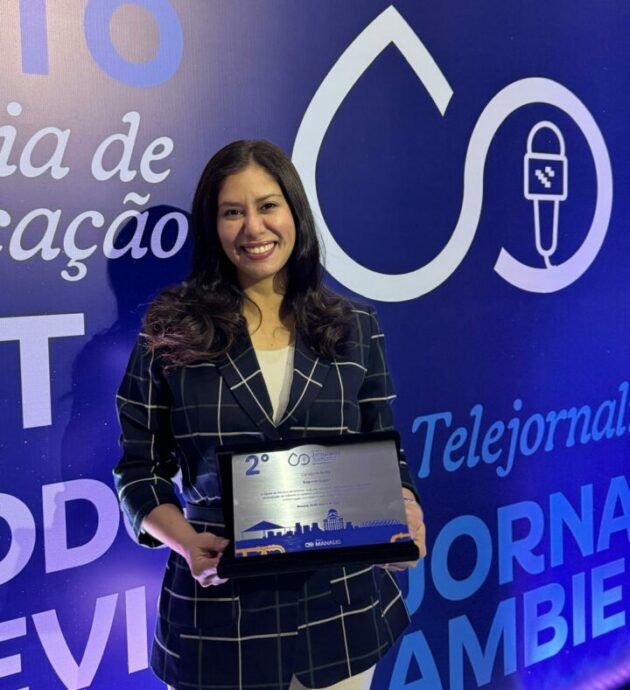 GECILENE SALES, ÁGUAS DE MANAUS, PREMIO, JORNALISMO, AMBIENTAL, 2024