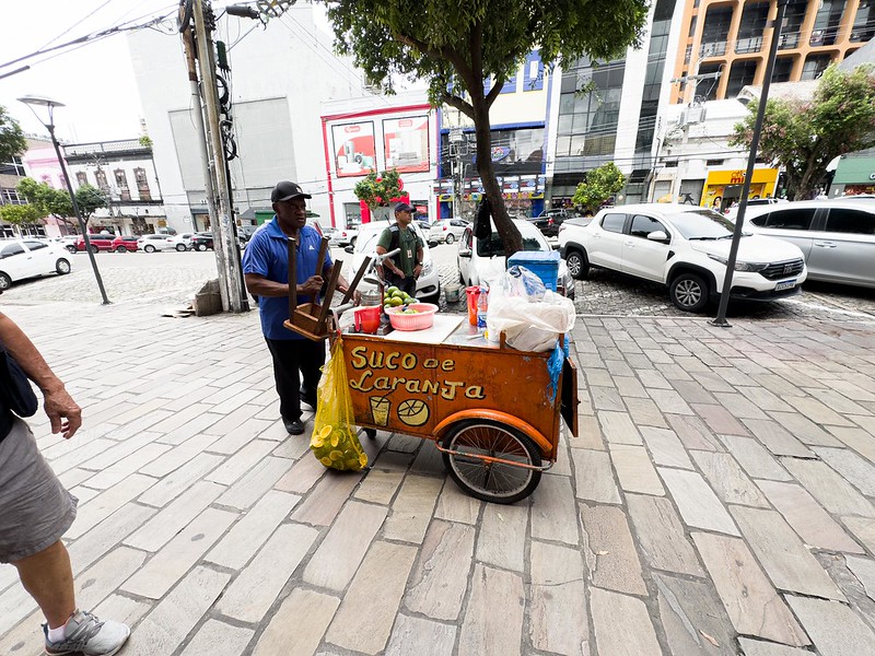 Centro de Manaus vendedores ambulantes carrinhos feiras - Gildo Smith - Semacc