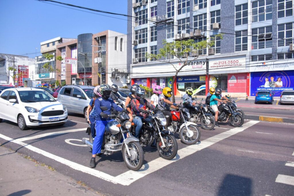 manaus, amazonas, trânsito, frota, motos, veículos, motocicletas