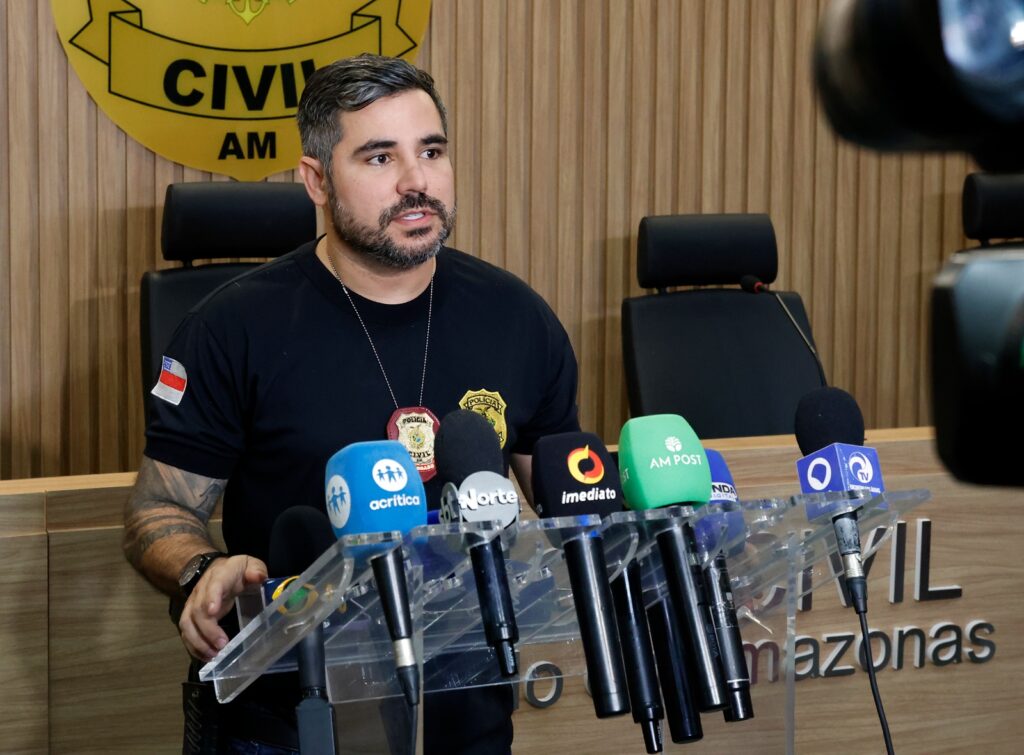 Delegado Cícero Tulio, titular do 1º DIP (Foto Divulgação)