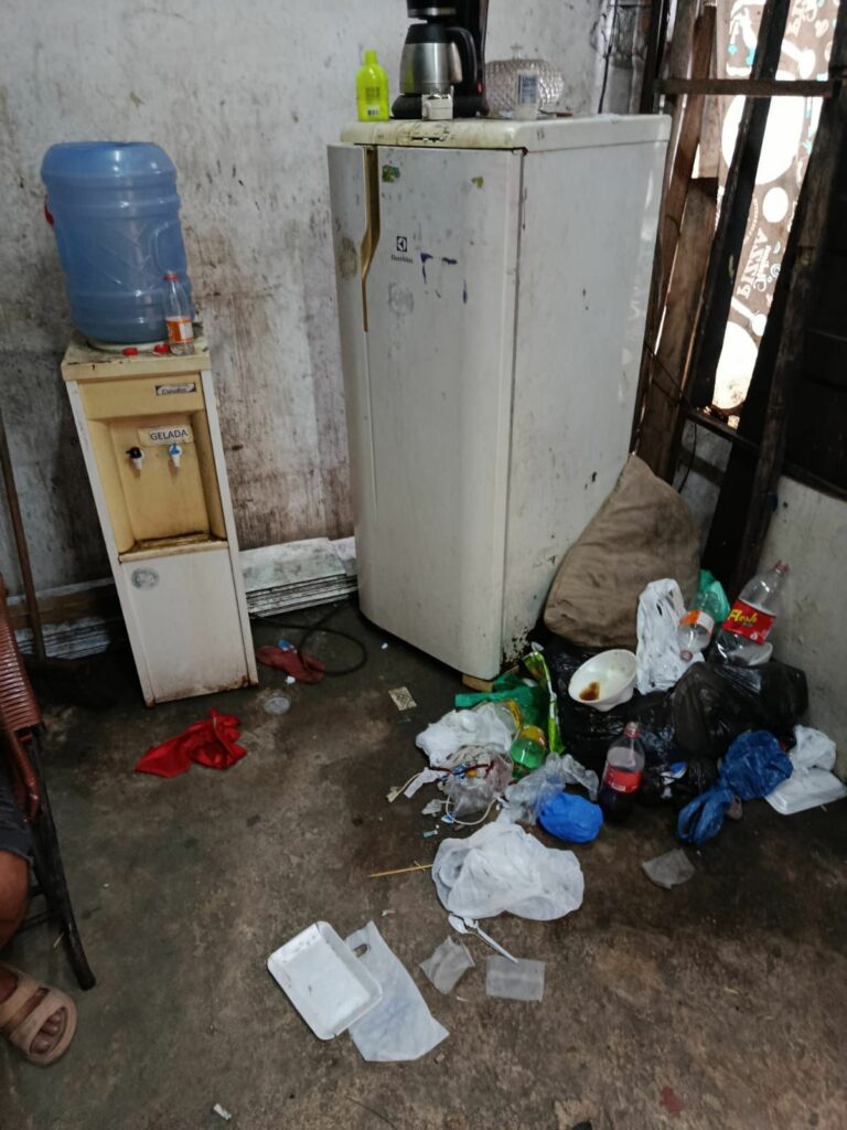 Casa onde foram encontradas as duas adolescentes (Foto Divulgação)