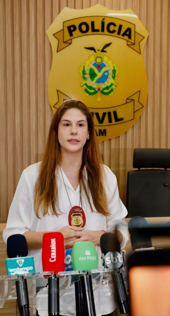 Delegada Priscilla Orberg, da DECCM (Foto Divulgação)