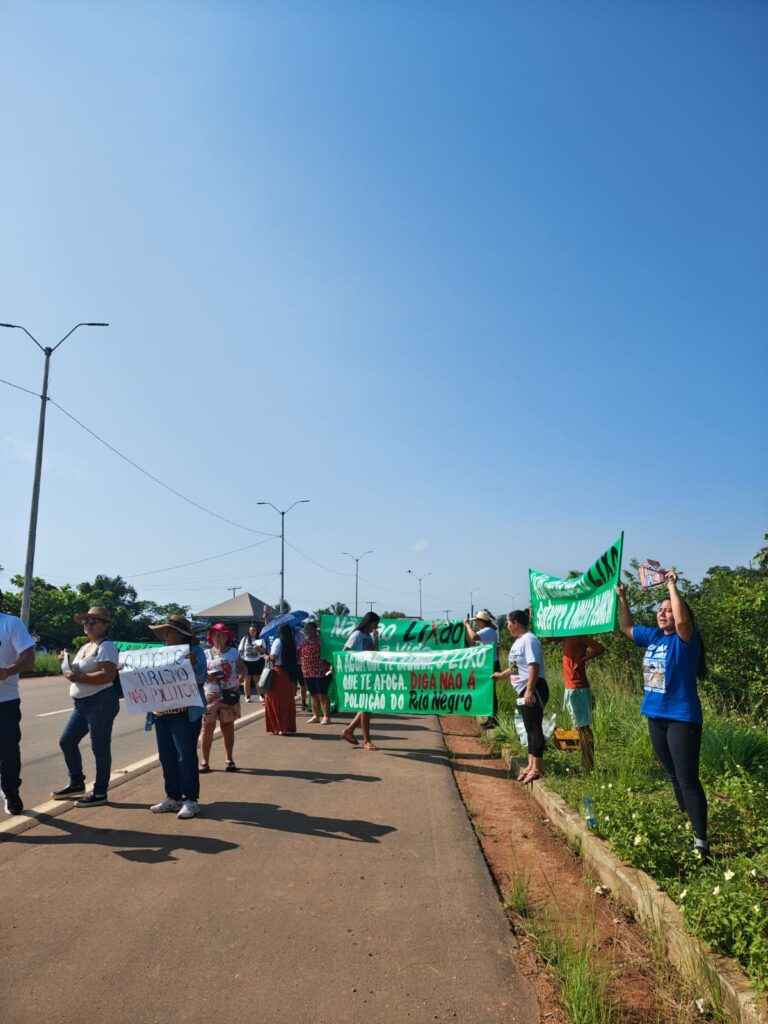 Manifestação feita do último domingo 02/11 (Foto Divulgação)