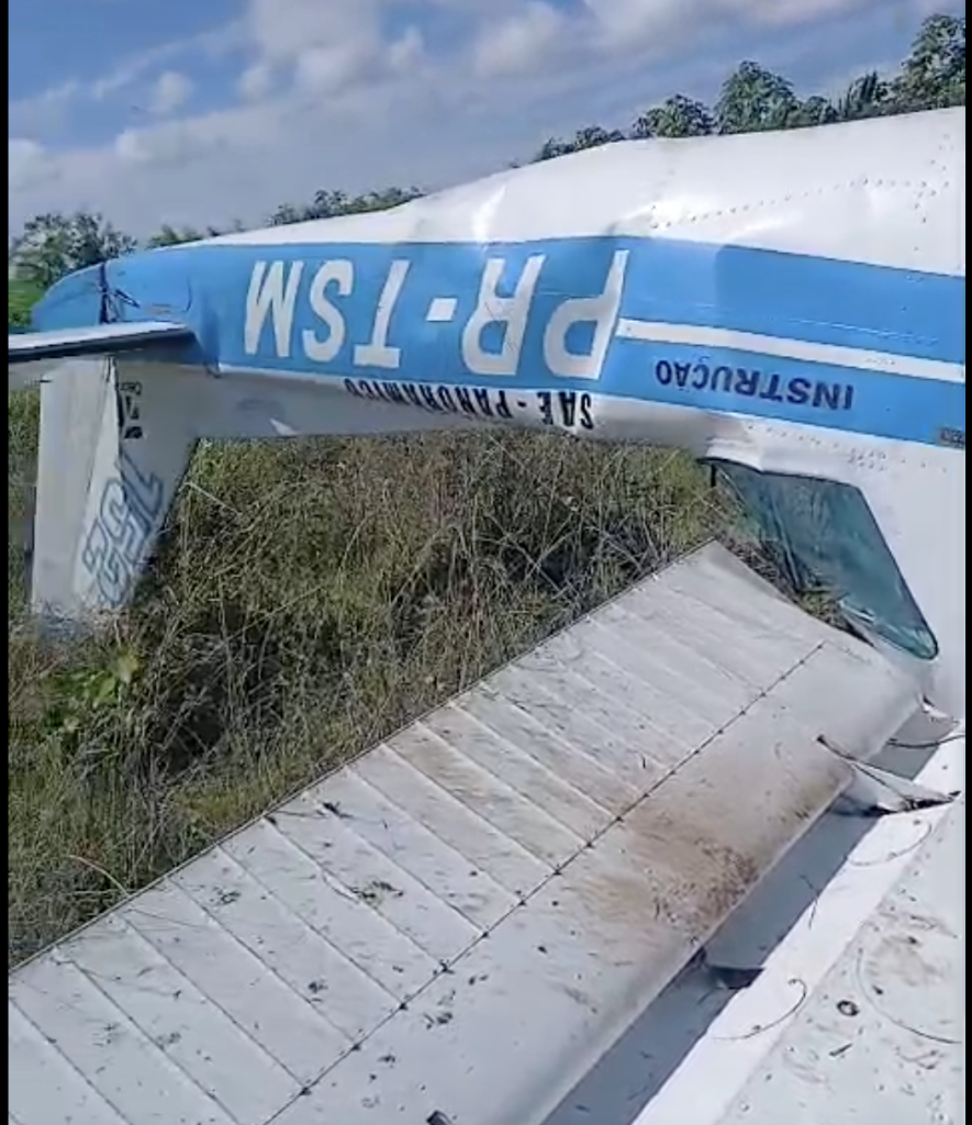 acidente aeroclube 21 03 2026