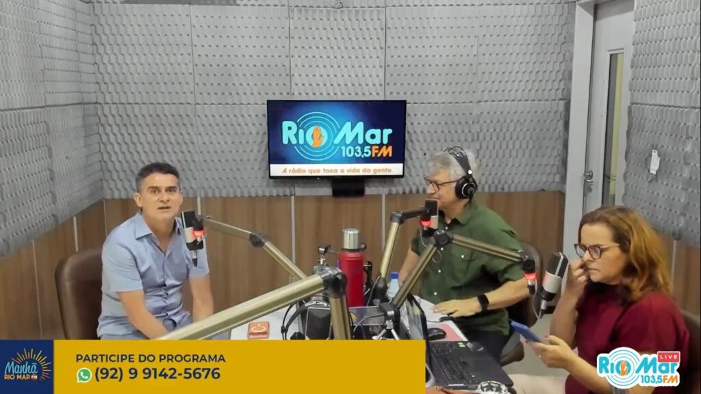 DAVID ALMEIDA, RIO MAR, MANAUS, PREFEITO, ENTREVISTA